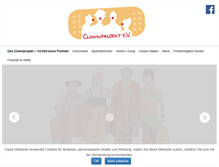 Tablet Screenshot of clownprojekt.de